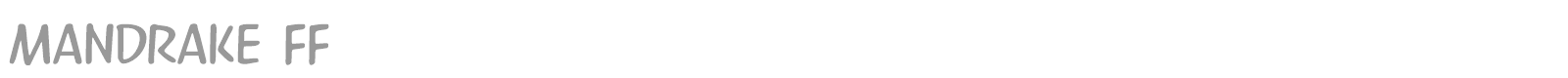 Mandrake FF font preview